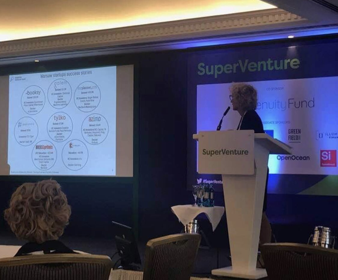 Kinga <a href="/KingaStan1/">Kinga Stanislawska</a> presenting Poland as an awesome opportunity for LPs and VCs #superventure <a href="/SuperReturn/">SuperReturn</a>