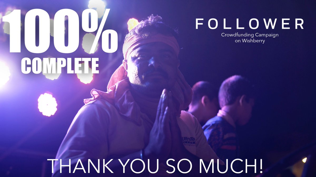 CausalityFilms's tweet photo. It's a hopeful day.
We are extremely happy to announce that we have achieved the target we aimed for. Also, we still have 18 days left and so you can continue contributing towards our film 'FOLLOWER'.
Campaign - https://t.co/F7Q1uEkKLj
Website - https://t.co/N4h3vu6Q08 https://t.co/GTUnoDsL18