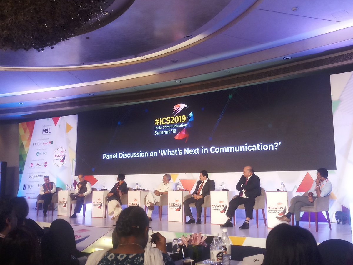 anusha_mehra's tweet photo. What is next in communication?
'LESS*  IS MORE'

* - articulate, accurate, apposite

#ICS2019 #Publicrelations #Brandequity #communications @DILIPtheCHERIAN @nitinthakur100 @Paromadiva @gosaki @deepakjolly23 @nitinmantri 

(Alliteration helps!) https://t.co/RoMJugvnBx