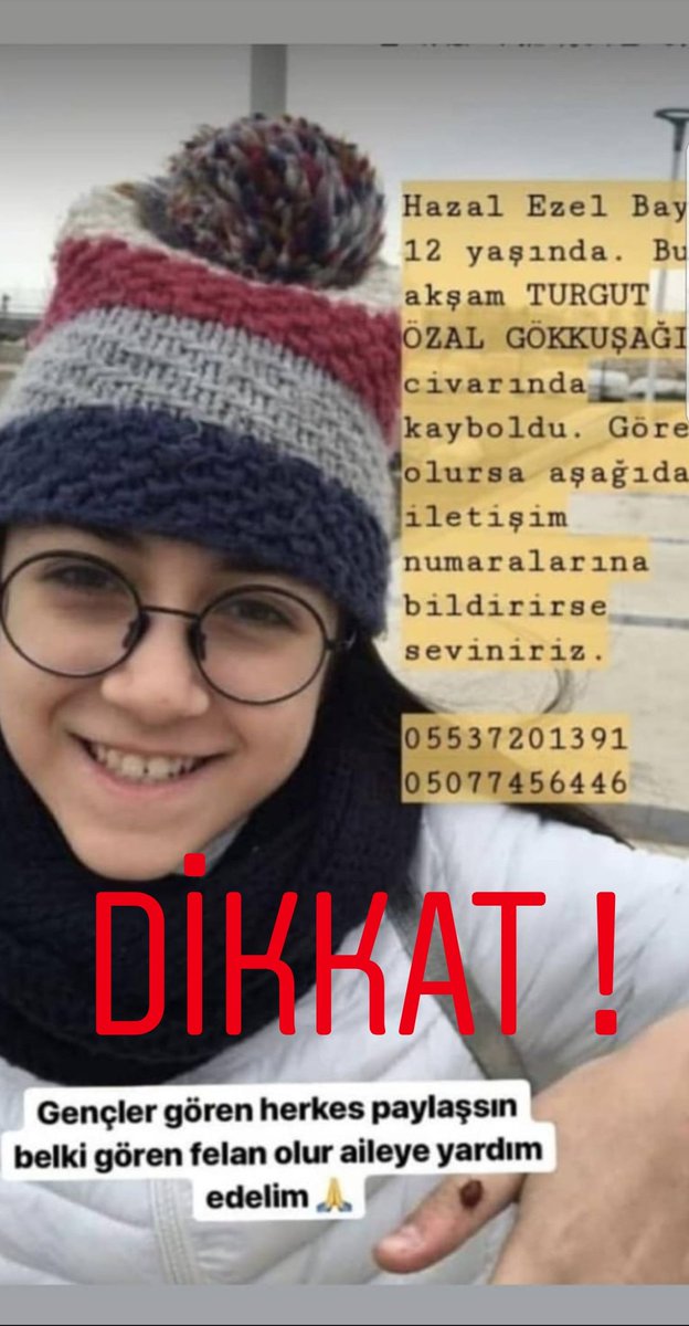 #hazalezel bulunsun 
#Adana @Ahbap_Adana <a href="/Adana_Bld/">T.C. Adana Büyükşehir Belediyesi</a> <a href="/cukurovabld/">.</a> <a href="/SeyhanBelediye/">Seyhan Belediyesi</a> <a href="/adanakulis/">ADANA KULİS 🇹🇷</a>