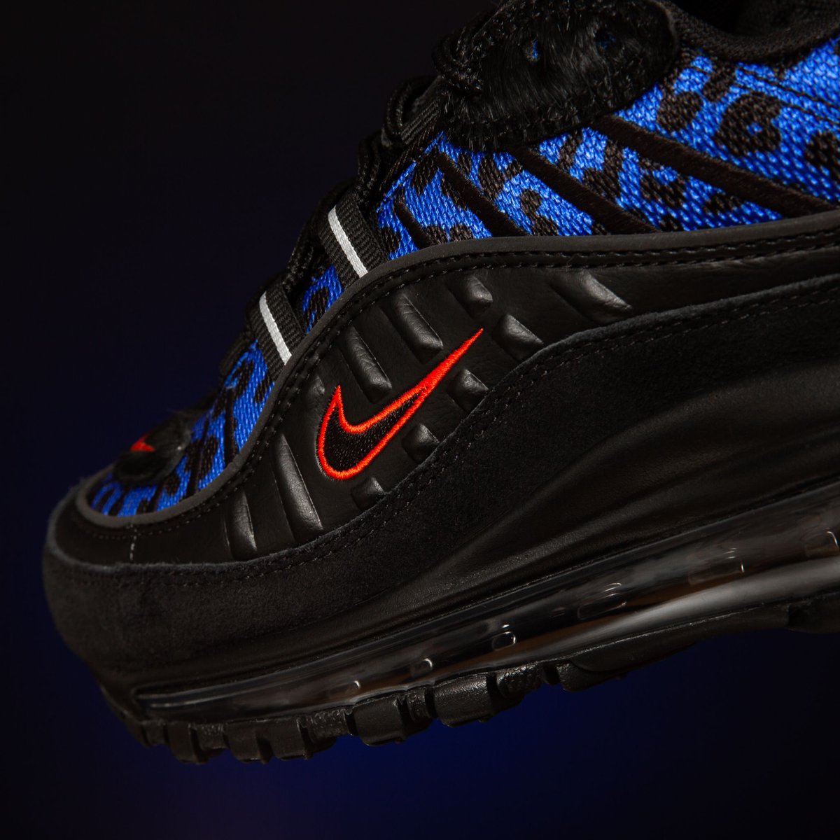 nike wmns air max 98 premium black leopard