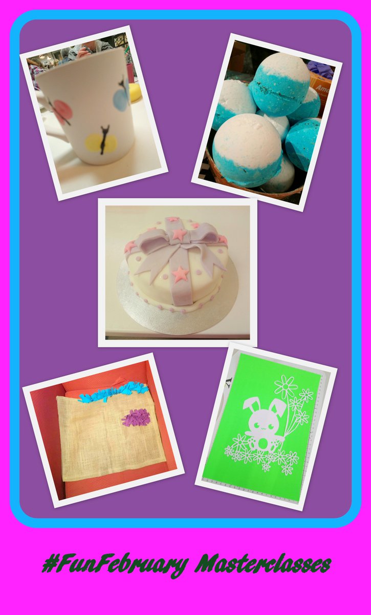<a href="/AbsCultured/">Absolutely Cultured</a> Can I just say #ThankYou for an amazing #FunFebruary! The amazing range of Masterclasses that have been available was unreal - certainly something for everyone! Here's to #MadMarch?? hehehe 🤣🤣#RagRugging #PotteryPainting #CakeDecorating #BathBombs #PaperCutting