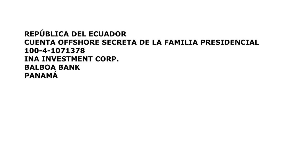 Rafael Correa tweet media