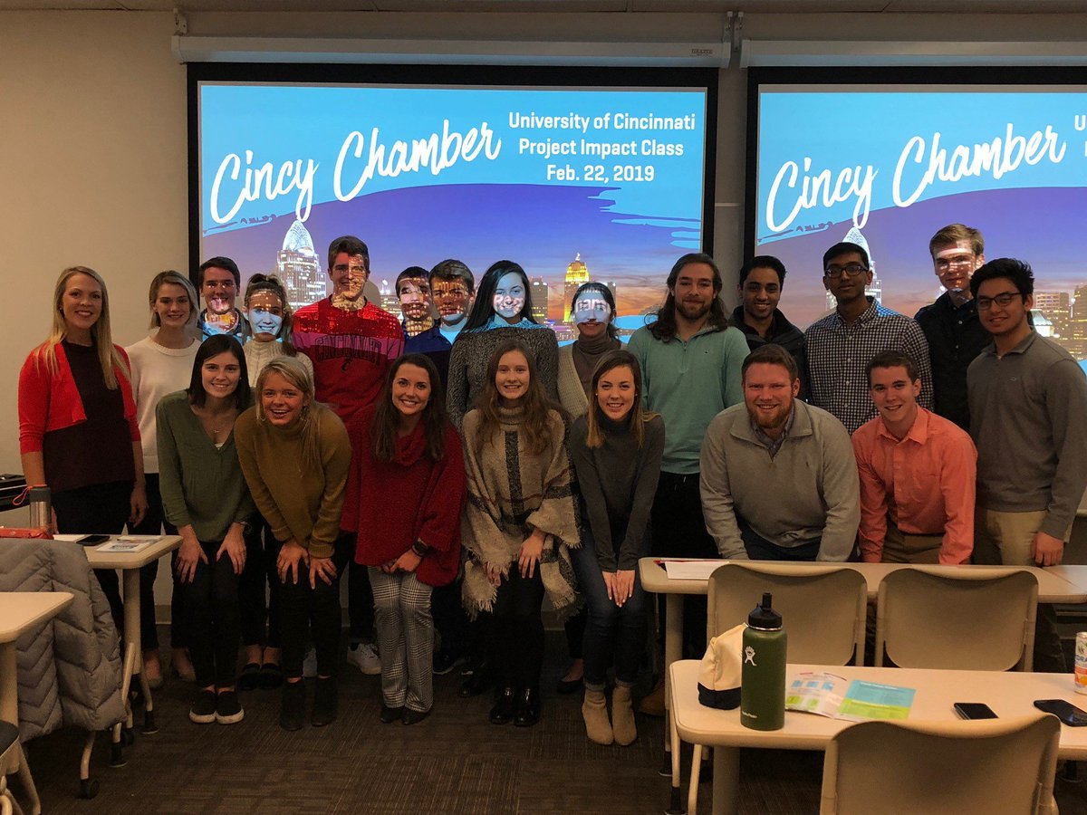 Grateful to <a href="/julesdance/">Jules Breslin</a> from <a href="/CincyChamber/">Cincinnati Regional Chamber</a> for an inspiring visit last Friday in my <a href="/LHP_UC/">Lindner Honors-PLUS</a> Project Impact Class <a href="/LindnerCollege/">Lindner College of Business</a> <a href="/uofcincy/">University of Cincinnati</a>! Exciting things happening around talent initiatives for students to engage in Cincy! Kudos to the team: <a href="/JordanDVogel/">Jordan Vogel</a> <a href="/Xtina_Swift/">Christina Misali</a> <a href="/IAM_MLT/">MLT</a>