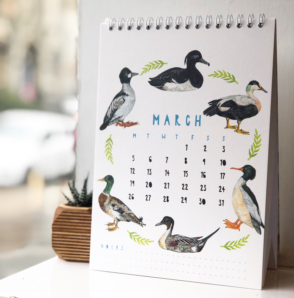 Sort your life out and get organised with this awesome desk #Calendar by @EllieLonghurst (Yes, it’s the 1st of March already)...