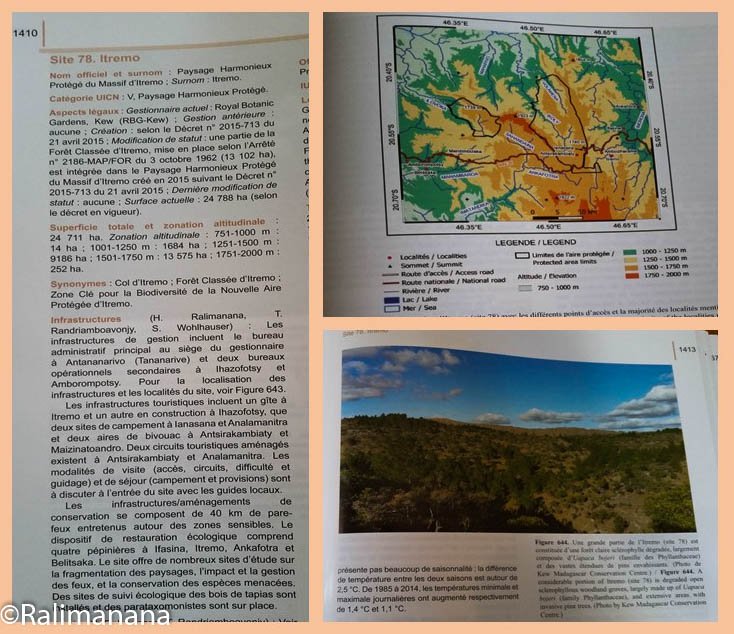 My congratulation to #Association_Vahatra for the great achievement, the launch of the terrestrial protected protected areas of #Madagascar books (three volumes) was done this morning. Information about #ItremoPA @TeamKMCC found in pp.: 1410 – 1422 vol. III.