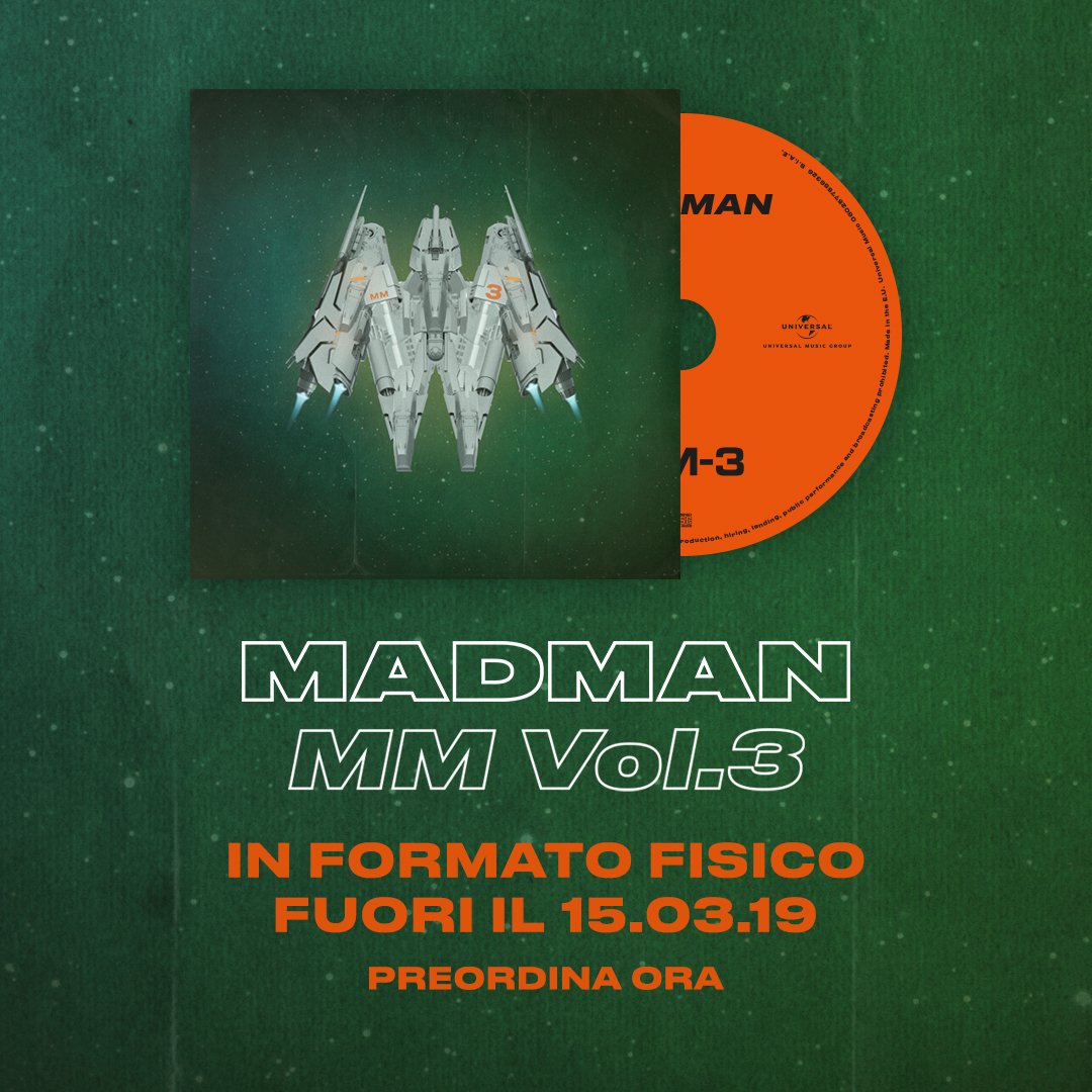 TantaRobaLabel's tweet photo. MM VOL. 3 IN FORMATO FISICO
FUORI IL 15.03 🚀
Disponibili anche in LIMITED EDITION il CD in versione deluxe autografata e il VINILE autografato 💿
Preordina ora #MMVOL3 ⏭ https://t.co/rHAdUiDoCq https://t.co/cKdH7XN2rh