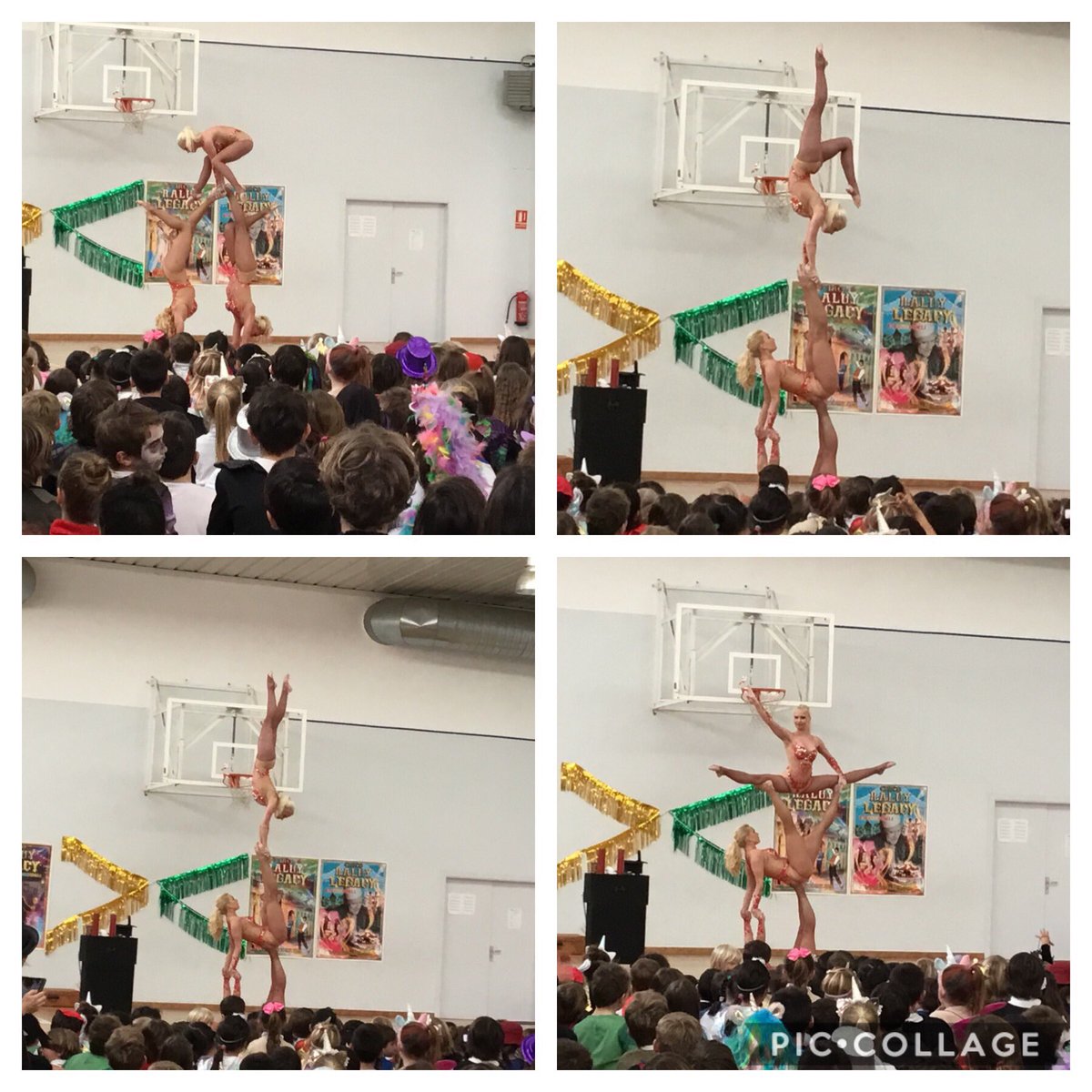 RachelYear6BSB's tweet photo. Incredible gymnastic display in our magical visiting circus @BSB_Barcelona @CognitaSchools #CarnivalBSB https://t.co/wm2BGG8zpM