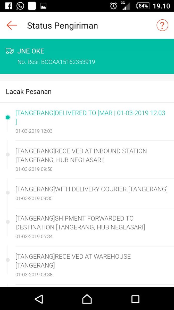 Ibat_Turahman's tweet photo. @ShopeeCare min ini ko paket saya udah di terima, padahal saya Blum nerima? https://t.co/W47f1dLDxc