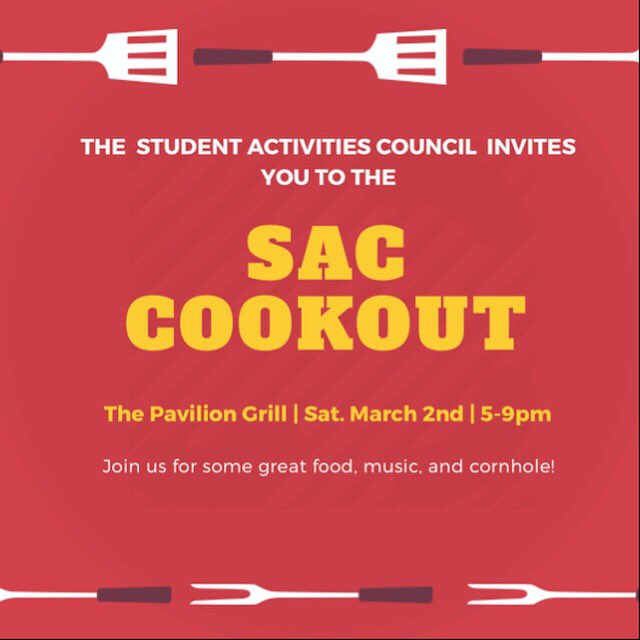 centreSAC's tweet photo. free food, anyone? Come hang out with us! 5-9 pm on sat! https://t.co/je5XRAHu3t