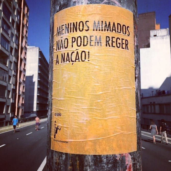 MidiaNINJA's tweet photo. Já dizia o cantor...
via @pra.esquerda no Instagram https://t.co/haG1pOfvzj