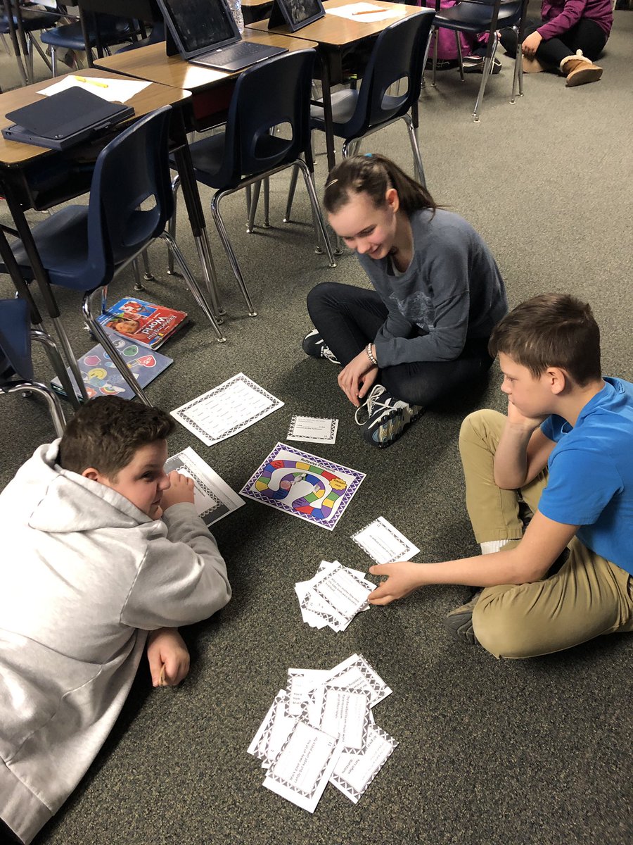 23lhorn's tweet photo. A different way to use task cards. #bethe1 #6ela #jdce https://t.co/C7VZkKtjIT