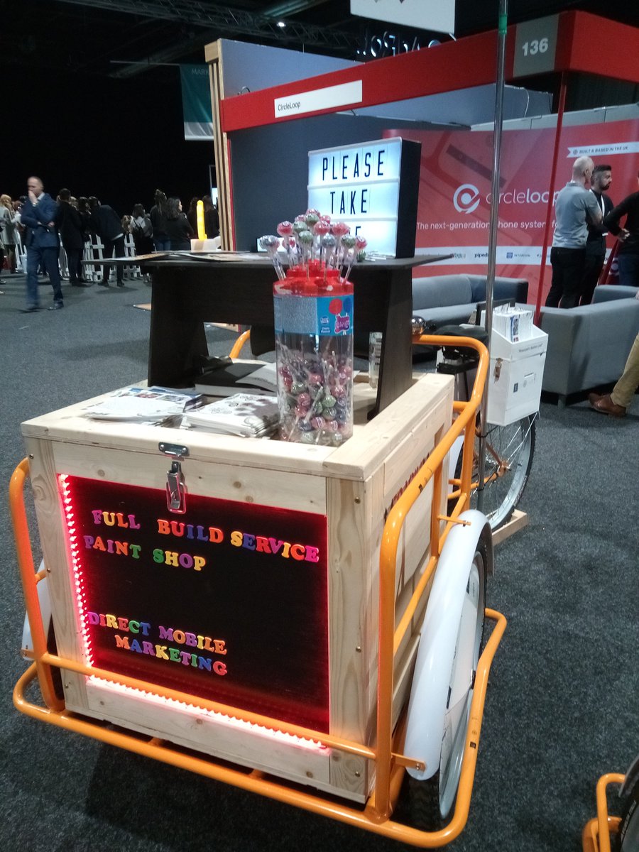 Eurocarts's tweet image. Well, not one official photo of our trikes on the  #MktgShowNorth feed or #MSN19 so I&apos;ll just have to put my own on again.