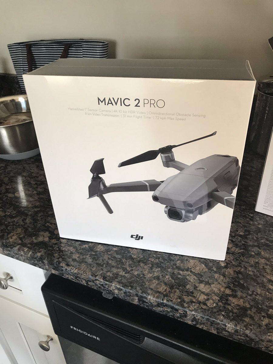 CM_Geospatial's tweet photo. Got mine today did you get yours? #dji #drones #dronephotography #esri #GIS #MavicPro2 
https://t.co/Ch34RMMu53 https://t.co/thJg97o0UR