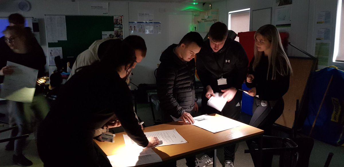 DerbycollegePS's tweet photo. #DC_alpha helping to develop the investigation skills of the Inclusion and Support Team https://t.co/KK0LVr9Tq3