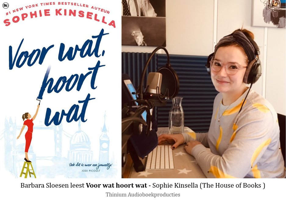 * NIEUW * Exclusief te beluisteren bij <a href="/Storytel_nl/">Storytel Nederland</a> 
<a href="/BarbaraSloesen/">Barbara Sloesen</a> leest Voor wat hoort wat - <a href="/KinsellaSophie/">Sophie Kinsella</a> - voor <a href="/TheHouseofBooks/">The House of Books</a> 
Fragment: soundcloud.com/user-535447700…