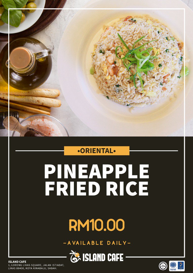 Available starting next Monday, 4/3 at the Island cafe!