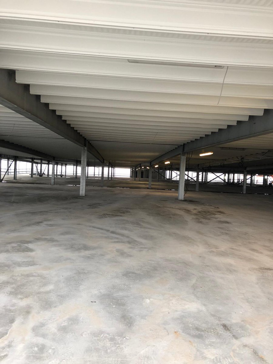 CodeckLtd's tweet image. Stansted Airport coming into the final phase.  54000m of powder coated deck installed with no hassle.  @codeckltd shines