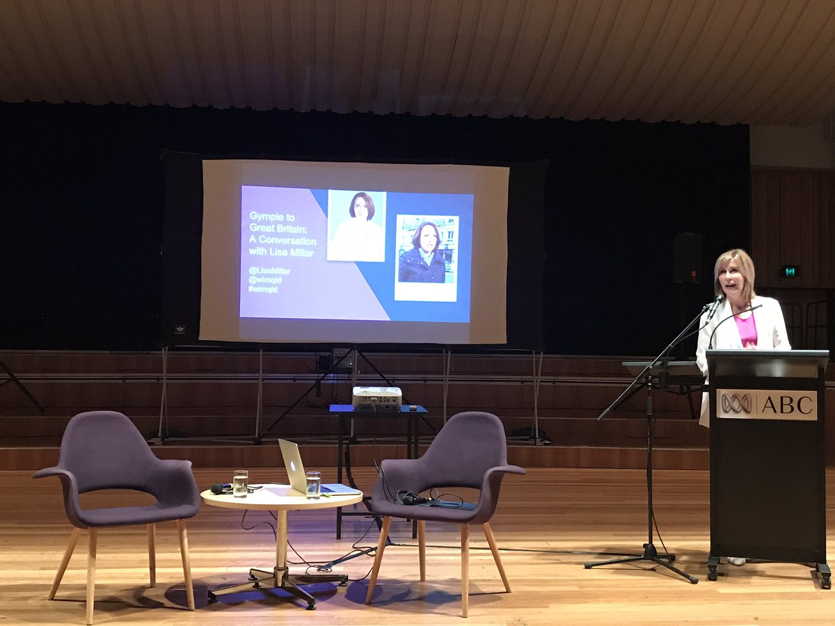 Woo hoo! Here we go...  @KayMcGrath7 kicks off our first event for @wimqld with <a href="/kathymcleish1/">Kathy McLeish</a> in conversation with  @LisaMillar #wimqld 🙌Annnd it’s our first event to be held on a Friday night 💃😈