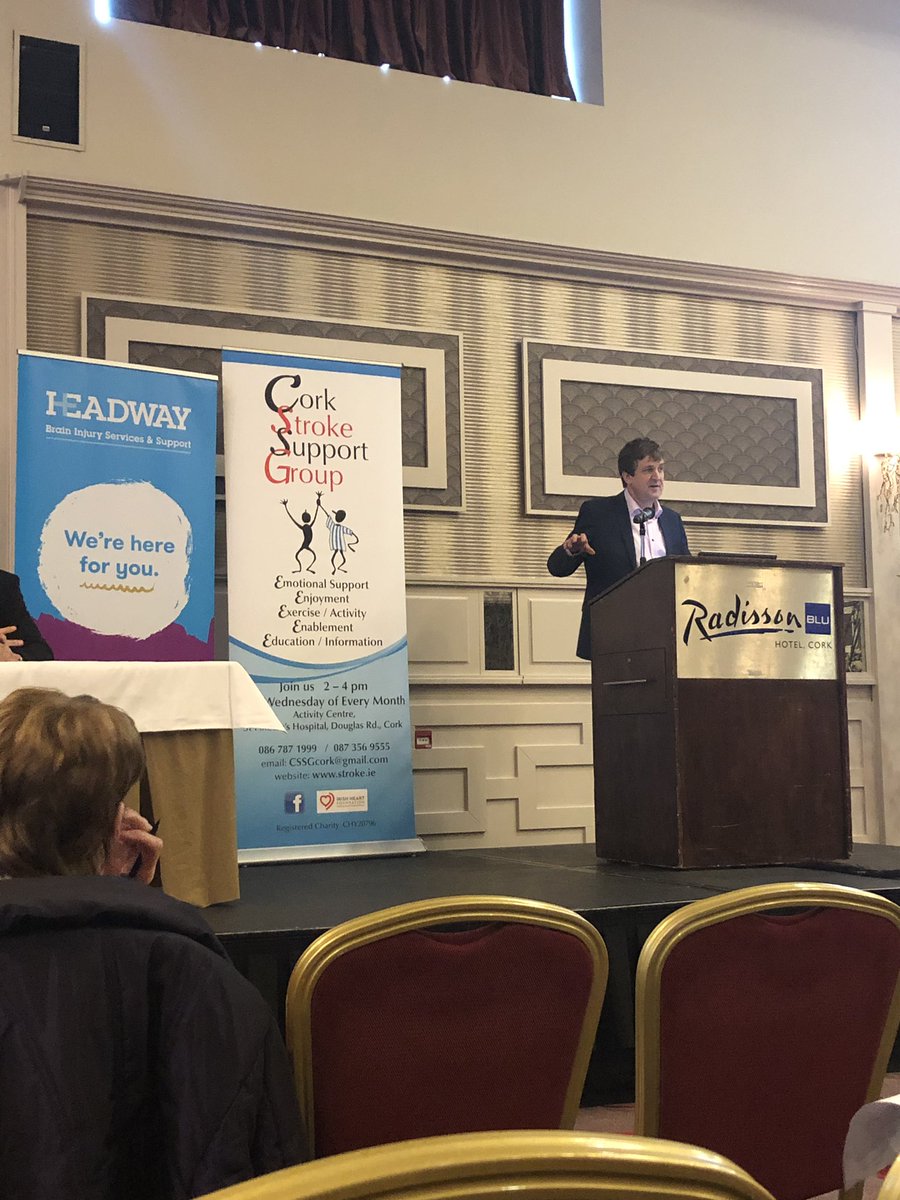 Dr Ronan Collins kick starting a very interesting day at the Cork stroke rehabilitation and recovery conference #corkstrokerehab <a href="/ronancollins7/">Prof. Ronan Collins</a> <a href="/RoyalDonnybrook/">Royal Hospital Donnybrook</a>