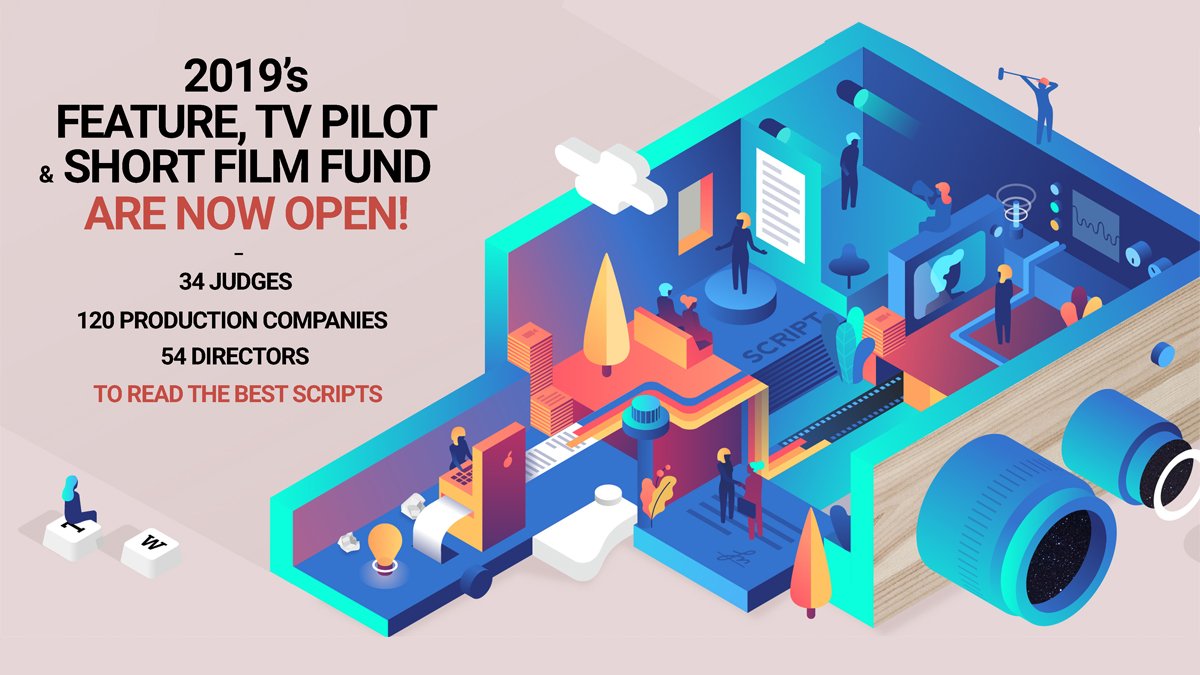 ShoreScripts's tweet photo. Our 2019 Feature &amp; TV Pilot Contests Are Now Open!
34 Oscar, Golden Globe, EMMY &amp; BAFTA Winning Judges, 120+ Industry Pros &amp; 50+ Directors will read this year’s best #screenplays. Plus, over $40K in Cash &amp; Prizes to giveaway. TO ENTER: https://t.co/zitE2nIfaA #screenwriting #film https://t.co/ouguTAUNHG