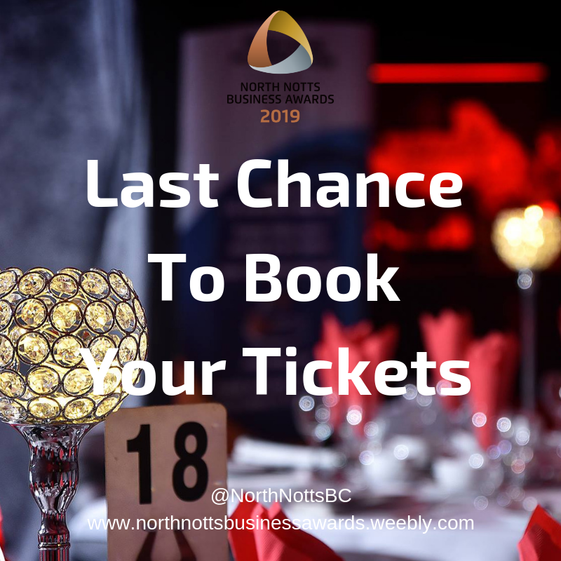NorthNottsBC's tweet photo. Ticket sales close today! Don't miss the opportunity to join a jam packed , record breaking crowd for this year's North Notts Business Awards. Hurry along to https://t.co/Mkp9vcXLBj #NNBizAwards Plse RT https://t.co/POJahJL9XK