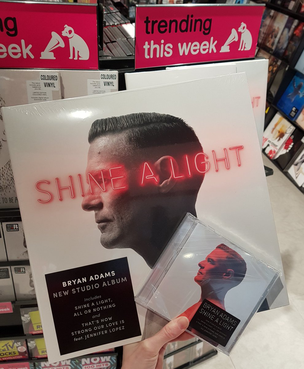 Next up for #NewMusicFriday is the New Studio Album by <a href="/bryanadams/">Bryan Adams</a> #ShineALight