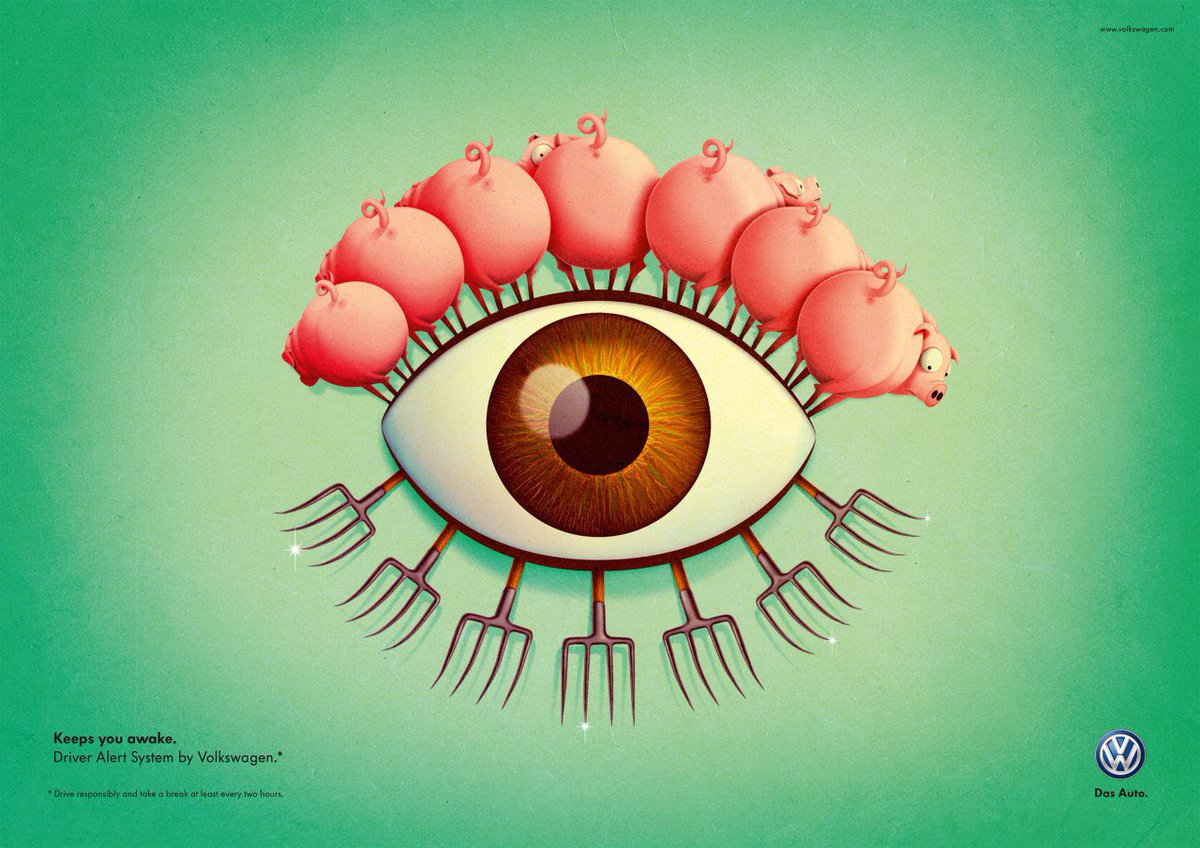 creativeidea98's tweet photo. تبلیغ خلاقانه شرکت فولکس واگن در مورد سیستم های هشدار دهنده به راننده
#تبلیغ #خلاقانه #creative #creative_idea #DM1event https://t.co/NoHTtqdcJr