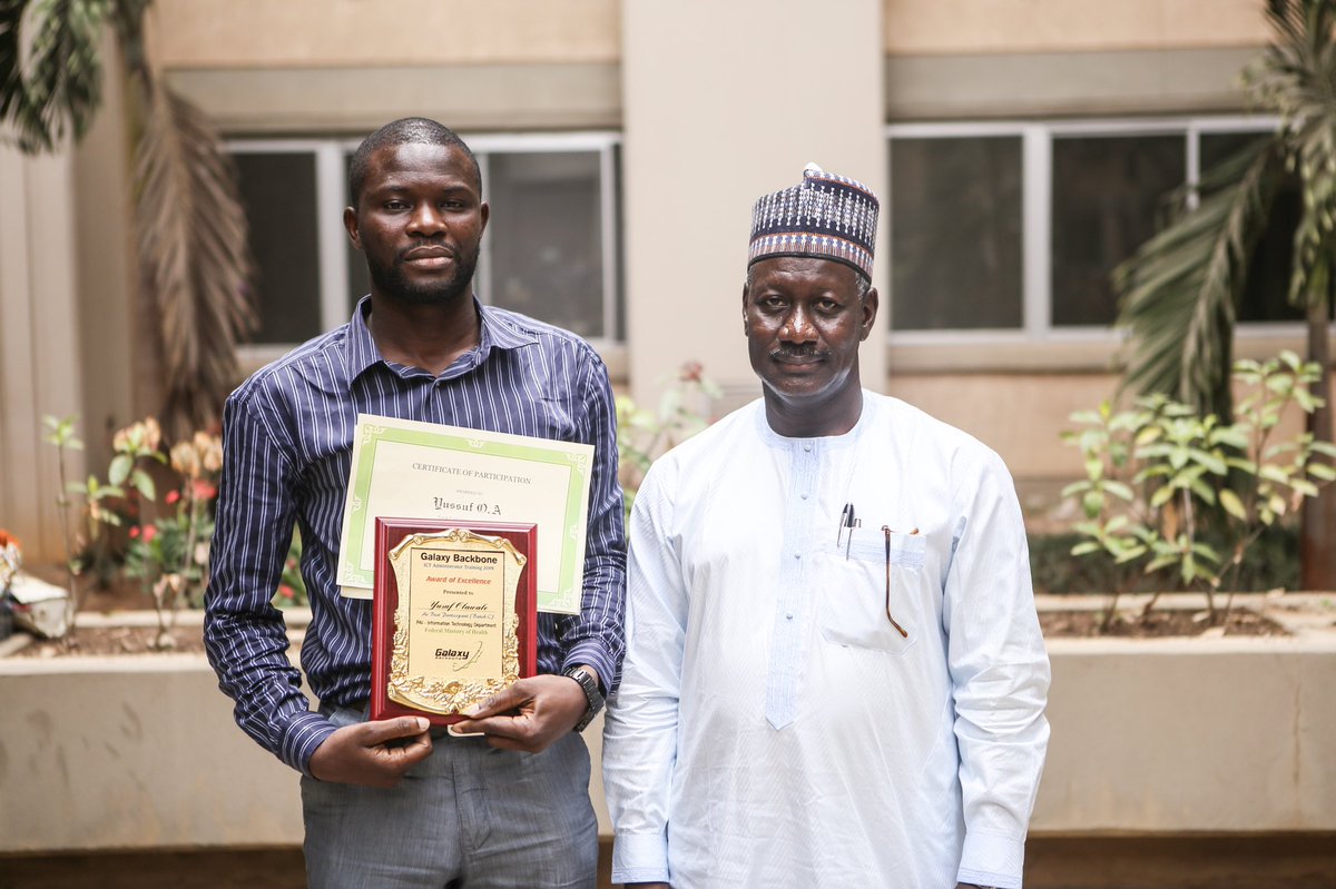 Today we celebrate Mr. Yusuf Olawale, PAI, @Fmohnigeria, who came out as the best participant of Batch C of our ICT Administrators Training, which ended yesterday in Abuja. The GBB ICT Administrator Training is an initiative to skill up ICT administrators in MDAs of the FG.
