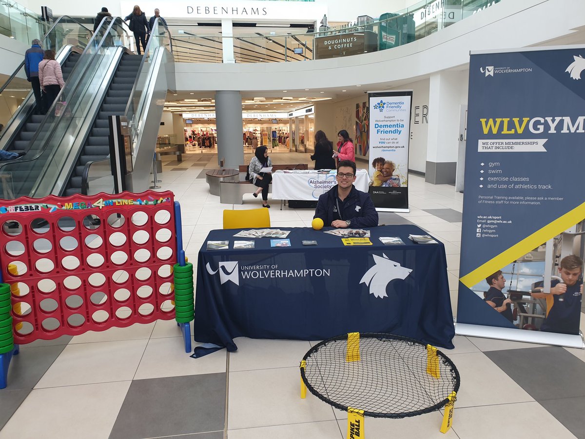 SarahWiseman1's tweet photo. Me and @DansmithWLV all set up and ready for love to learn event at the Mander Centre @wlv_sport @wlv_uni https://t.co/QPp5ilyxew