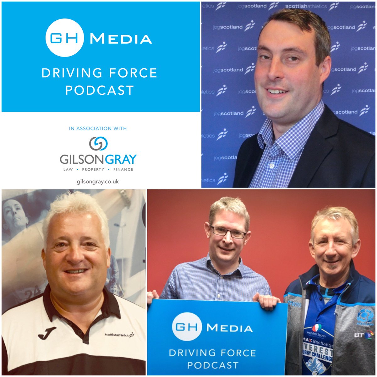 🎧 Episode 6 of the Driving Force podcast in association with @GilsonGray is here!

▶️ Graham Allen on the @LMAX Everest Rugby Challenge for @woodenspoonscot 
▶️ @SALMarkMunro and @MaguireSal of @scotathletics on the @EuroAthletics Indoors and more

bit.ly/2Ufv4Nk