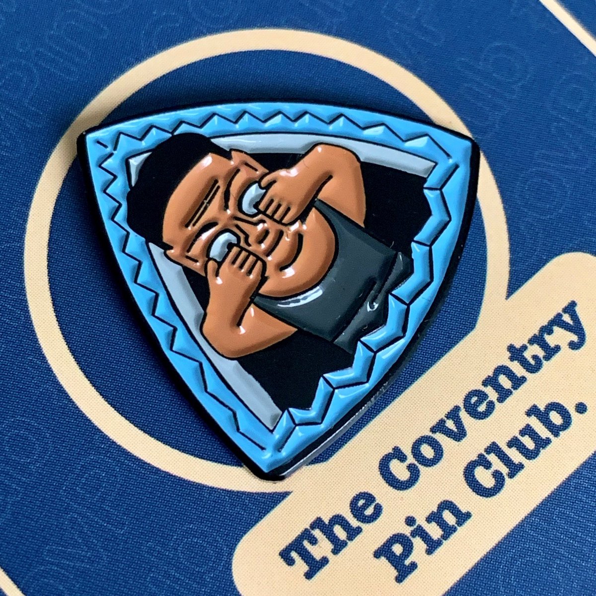 NEW #COVPINCLUB BADGE IS ON SALE NOW!!

Say hello to the ninth of our set of Coventry pin badges, Coventry’s very own cheeky chappy, Peeping Tom!

You can grab yours over on our Etsy store here: etsy.me/2TmBfSo

#covhour #thisisCoventry