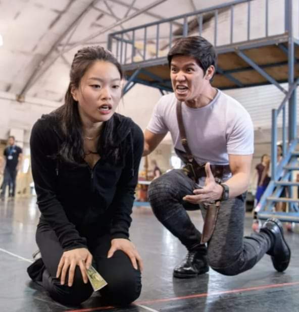 It's Friday! Time flies so fast! Here's a throwback picture taken during the early rehearsals in our first year of the tour..I still remember the feeling! #MissSaigonInternationalTour #tourlife #finalvenue #CologneGermany #5showsleft
