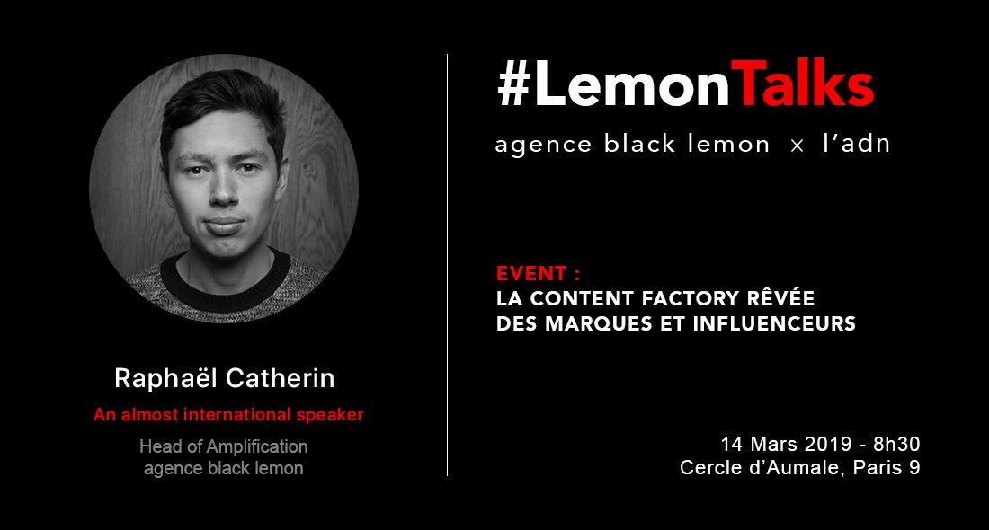 J'affûte mes punchs sur l'Event, le SoMe et l'Influence. Et contrairement à Gad Elmaleh y'aura rien de pompé 😬 Inscriptions par ici : bit.ly/ConfBLADN #LemonTalks