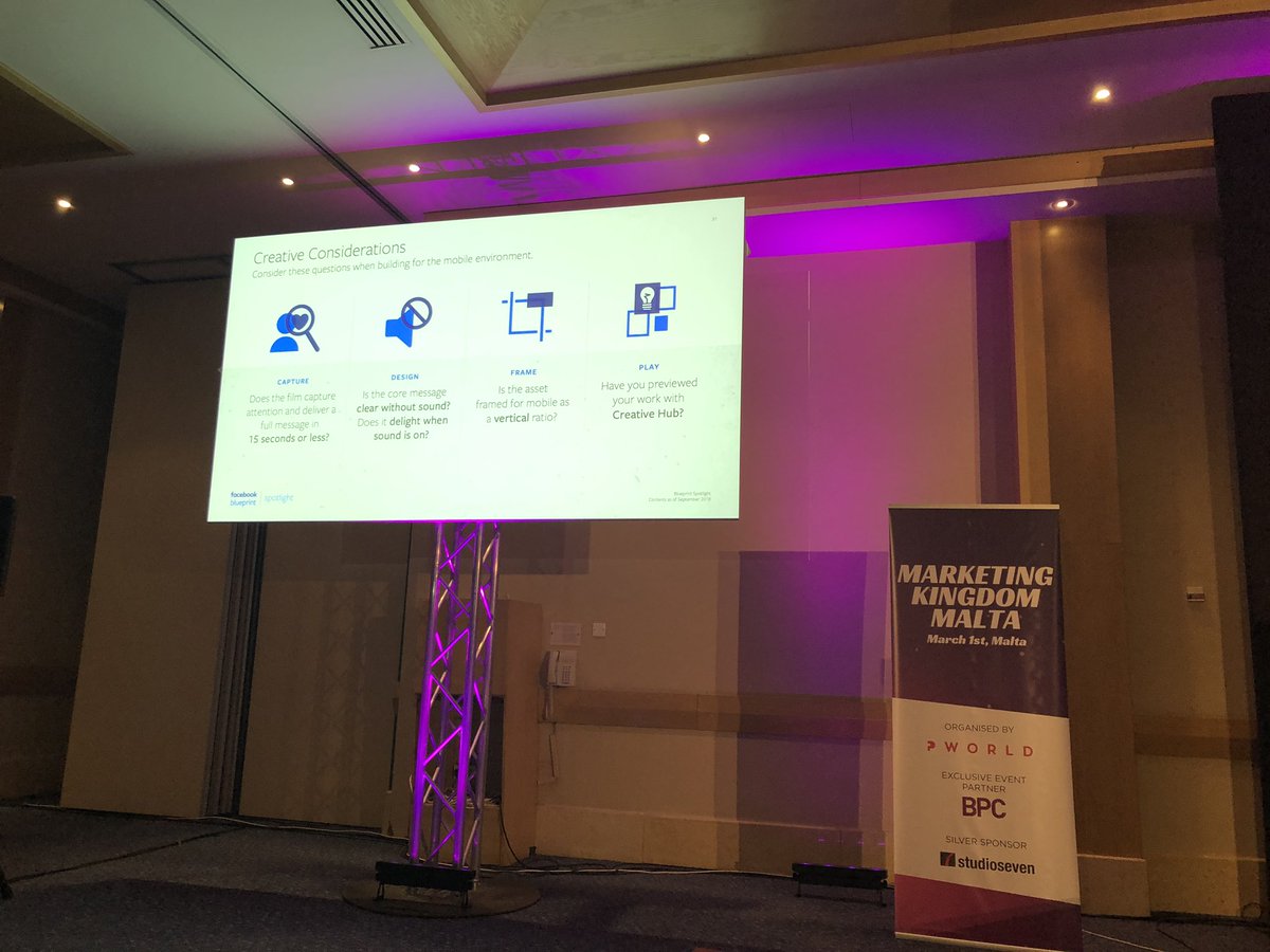 Here’s a great checklist for improving video for mobile and there’s no checklist: play, experiment and test by @nohawagih <a href="/ThePWorld/">P World</a> #mkmalta #marketing #malta