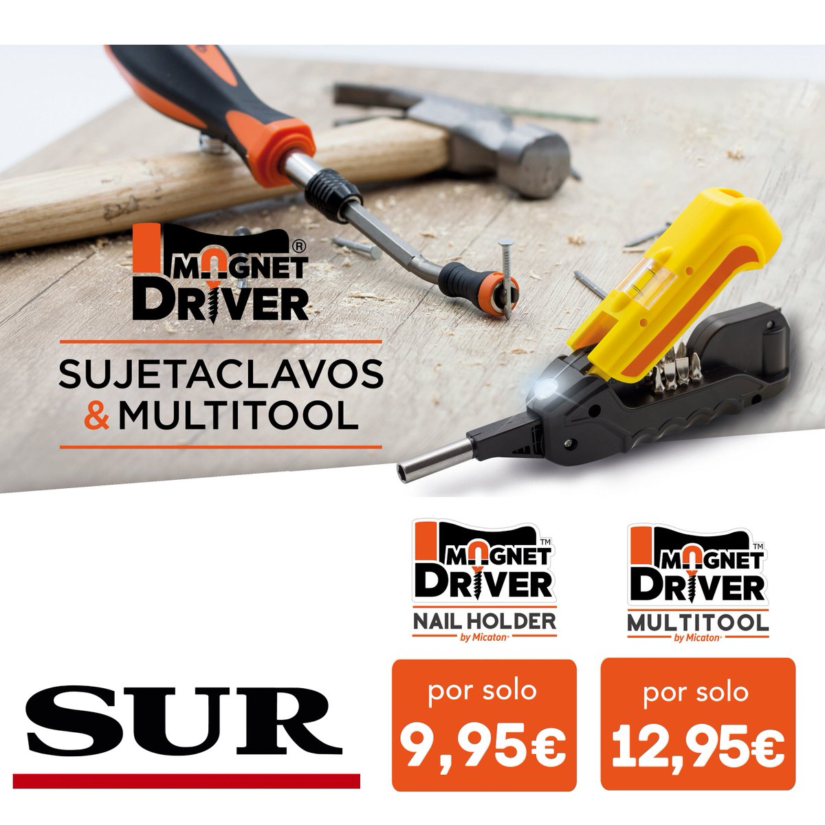 👉 NUEVA PROMOCIÓN! Búscalos este fin de semana a través de <a href="/DiarioSUR/">SUR. El periódico de Málaga</a> 

#MagnetDriver by #Micaton
#Promocion #Sur #Malaga #España #Peninsula