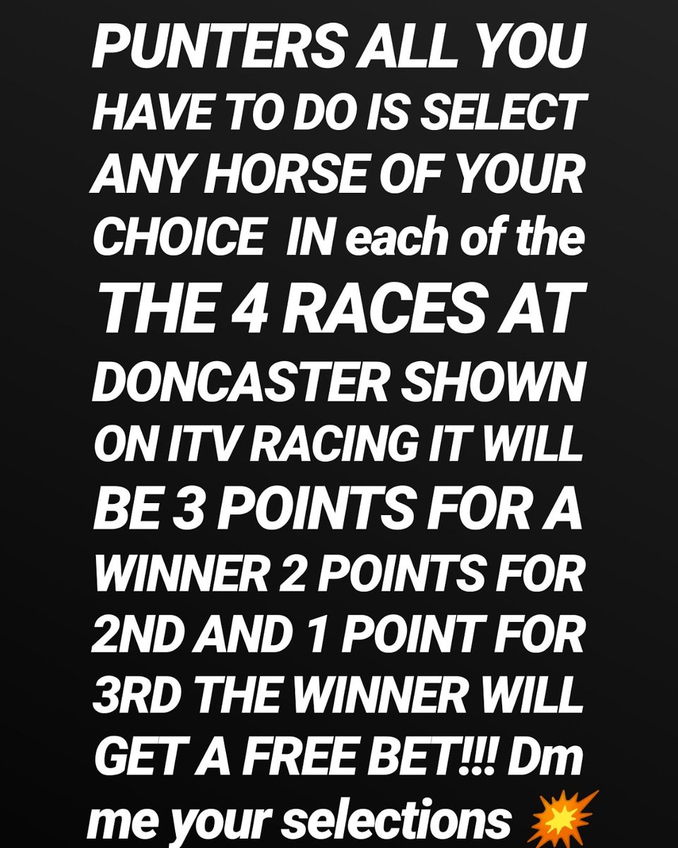 Ne20Tips's tweet image. Have free punt a this for your chance of a free bet of your choice!!! 🐎💥🐎💥