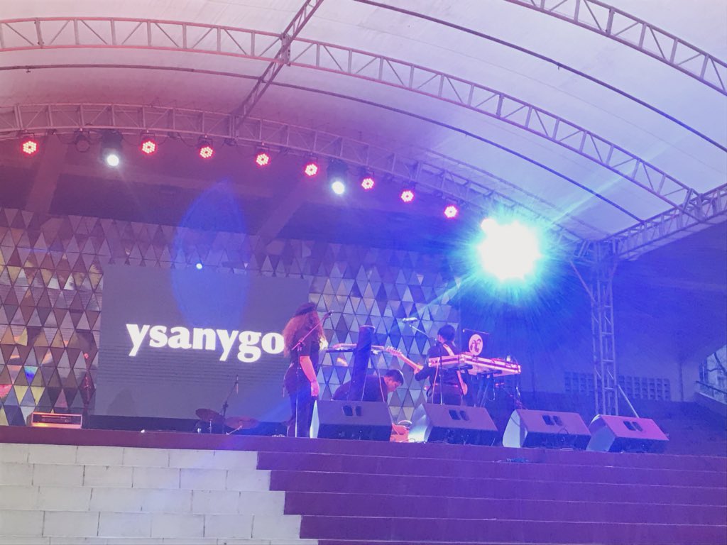 ustcasc's tweet photo. Let’s give it up for YSANYGO!! Come and join us at the UST Grandstand as our first band perform! #PINT19  #DissolvingRealities https://t.co/JWFcjvMiOl