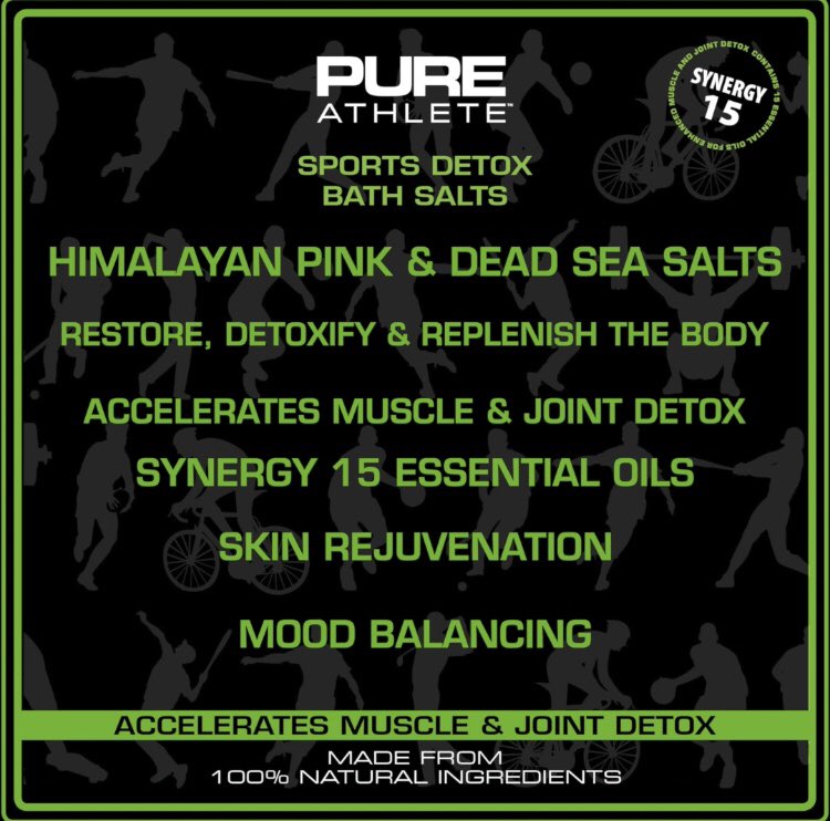 PureAthlete1's tweet photo. Our Sports Detox Bath Salts are designed to accelerate muscle &amp; joint detox. Find out more https://t.co/lElYA9InHl… https://t.co/EAvoVWdYr2