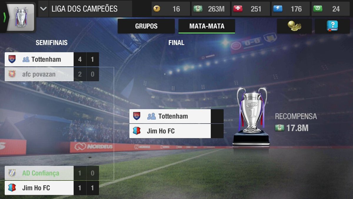 ConfiancaAd's tweet photo. Atualizando
Surpreendentemente saímos da Champions, com uma derrota fora, e a Liga está embolada, mas dificilmente iremos ganhar algo maior que o 2' lugar https://t.co/Jb9VNUrchR