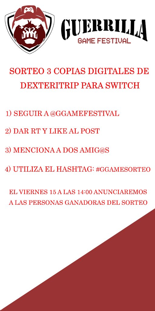 GGameFestival's tweet photo. En menos de 2 meses estaremos en @LaNaveMadrid ofreciendo el mejor evento para #developers de #videojuegos . Por ello, queremos sortear 3 copias de #Dexteritrip de @Undercoders. Para entrar en el sorteo 🏃‍♂️🏃‍♀️💨: Follow, RT, Like y menciona a 2 amig@ con #ggamesorteo en el post. https://t.co/DxiiqLXYP8