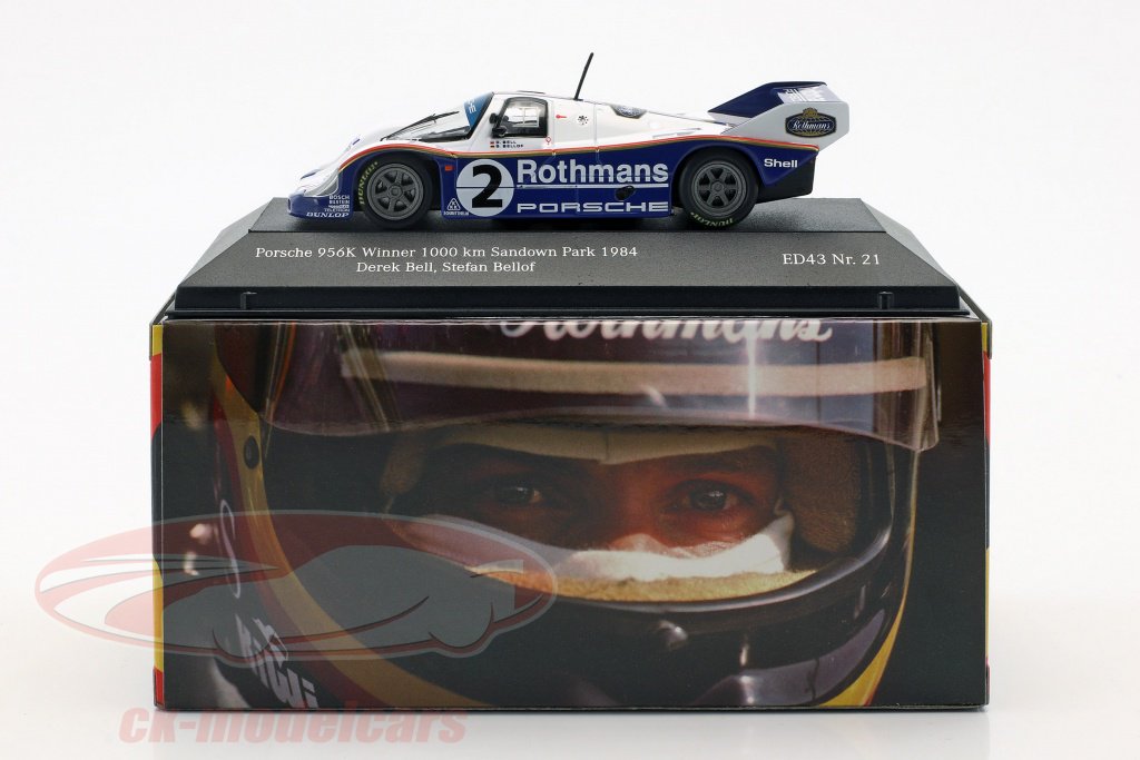 CkModelcars's tweet photo. #Porsche 956 K No. 2 #Bellof #StefanBellof winner #SandownPark 1984 #modelcars #modellautos #miniatures #diecast #diecastcars #StefanBellofCollection No. 21 scale 1:43 by #CMR https://t.co/fxANri8ZDK https://t.co/Rh0u9tiKI8