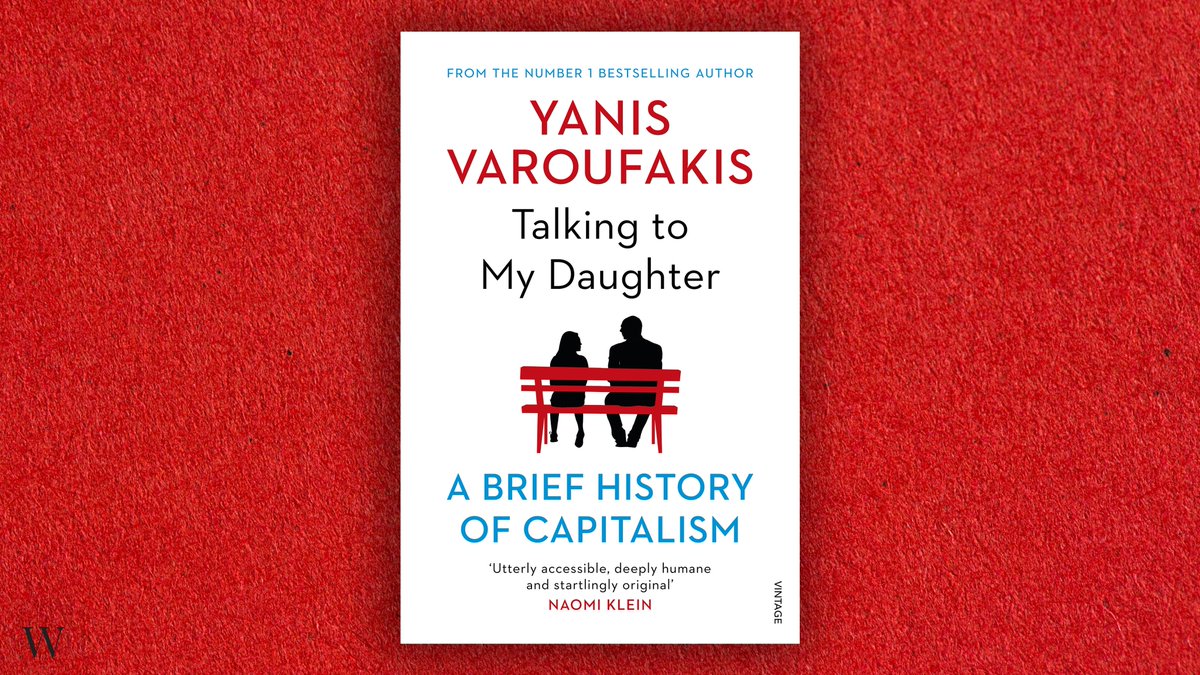 For our Non-Fiction Book of the Month, we've chosen the paperback edition of 2017 Book of the Year contender, <a href="/yanisvaroufakis/">Yanis Varoufakis</a>' Talking to My Daughter: A Brief History of Capitalism. A look at the big questions that underpin our entire way of being: waterstones.com/book/talking-t… #WBOTM