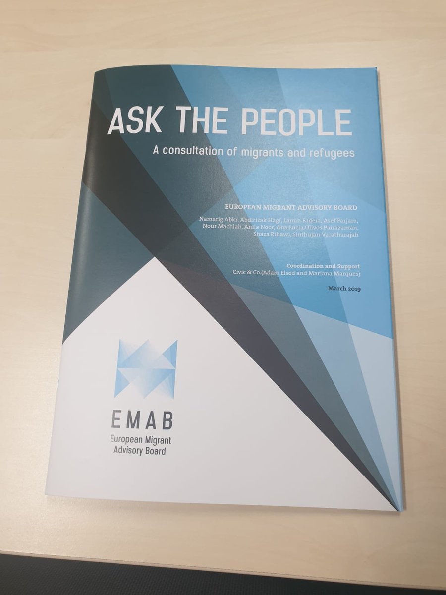 ShazaAlrihawi's tweet photo. ๐ฃ Today we are present in Brussels to launch the consultation report of the board at 12:00 #AskThePeople
#EMAB #migrants #refugees
#EU #integration #newcomers #partnershipinclusion https://t.co/SsevnvIsbq