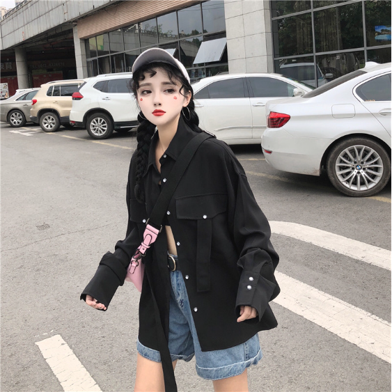 HANOYIBI_09's tweet photo. [RT+팔로♥한분 증정★] 

🌸프리한 긴팔 블랙 셔츠🌸

☄️가격: 18000 원+3000원(배송비)

☄️상세 주문 
https://t.co/JIbaTO5VUq  
☄️주문확인
https://t.co/u0LpBukpjY                                                            

[03/07마감] https://t.co/MgqtvFqptp