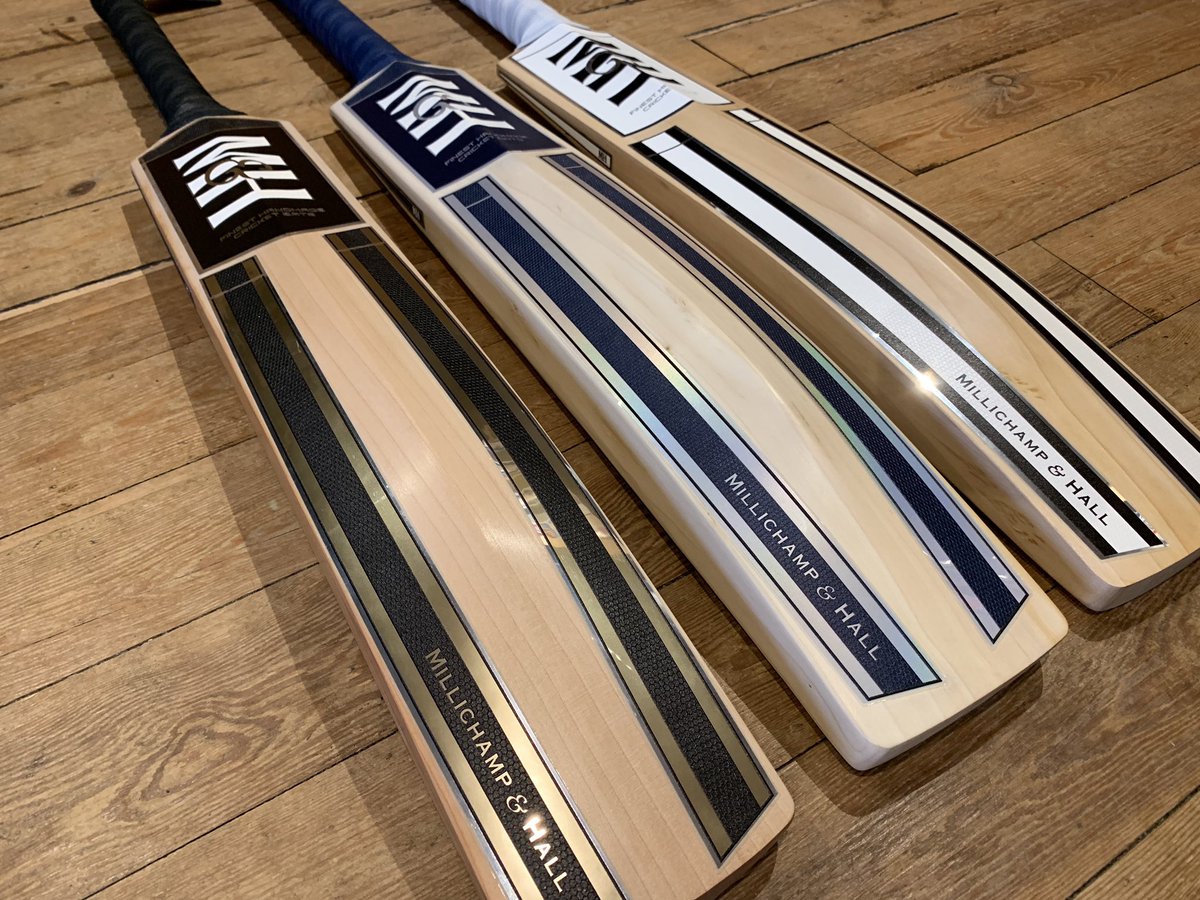 The new 2019 #MillichampandHall range is here! We’ve developed 5 distinct bat profiles and 3 in-house grades, making it easier to select your perfect blade. You can also choose to add custom labels. Visit us in-store or online ➡ millichampandhall.co.uk
#yourbatyourway