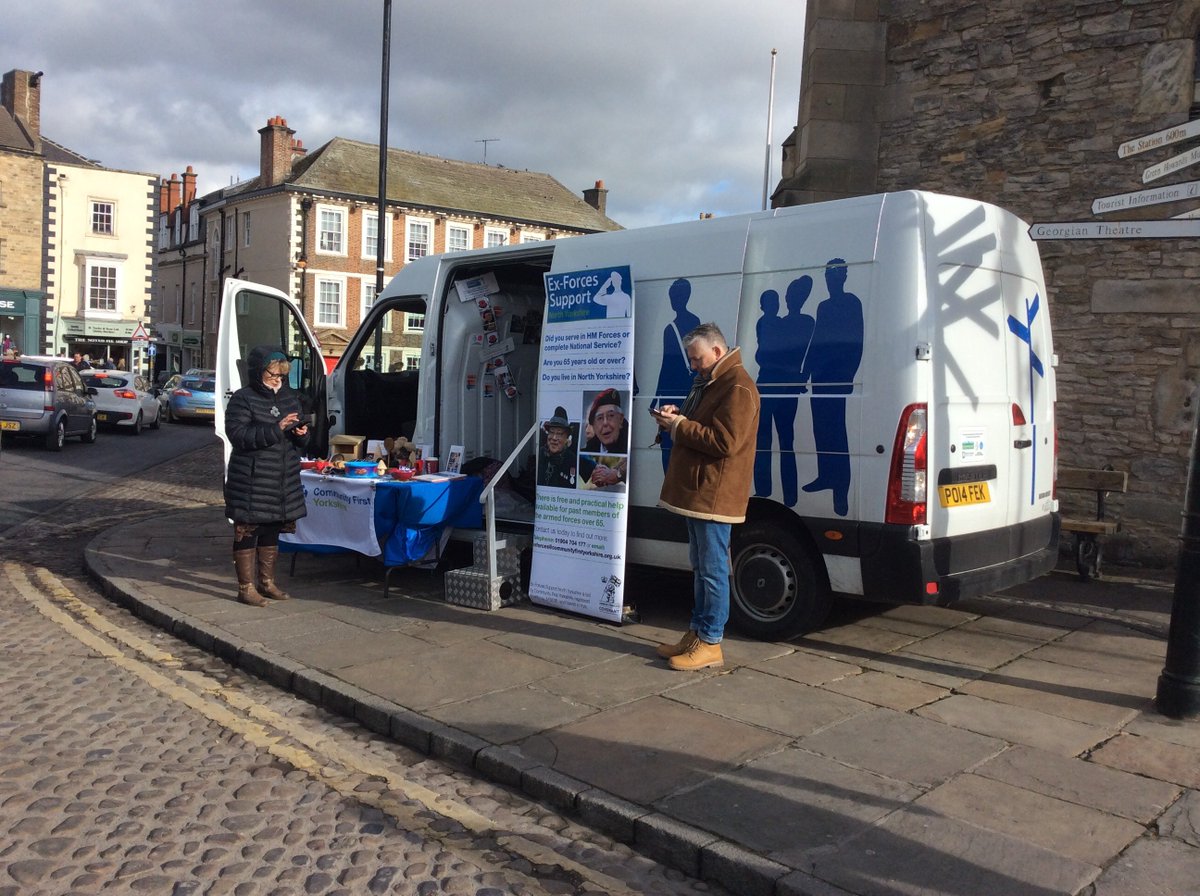 CANorth_Yorks's tweet photo. It was great to have our friends at @ExForcesNYorks making use of our #RuralAdviceBus. If you are a local charity and would like to jump aboard, please contact Adam on 01748 823862 #BusOnTour #FridayFeeling https://t.co/4gCFM9B6NV