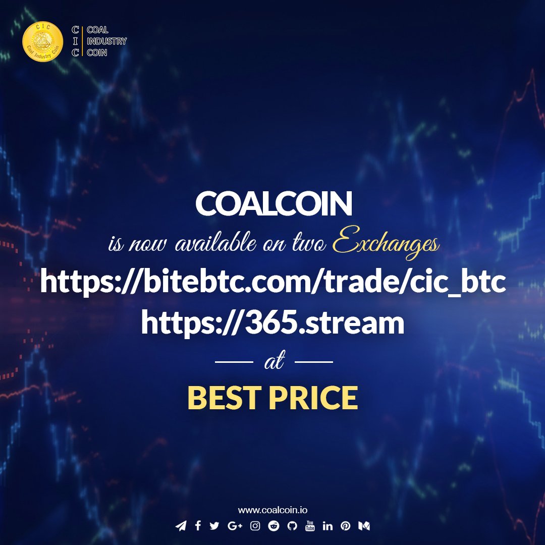 icocoalcoin's tweet photo. Now Buy CIC Tokens on Best price from 
https://t.co/qhxGRo1Hk6
https://t.co/J4tWkZEkav

For Extra Bonus Contact- https://t.co/7NWJ6Q5cDS

#crypto #invest #investment #cryptocurrency #ico #airdrop #bitcoin #ether #ethereum #BTC #Airdrops #ETH https://t.co/poGQyc75xQ