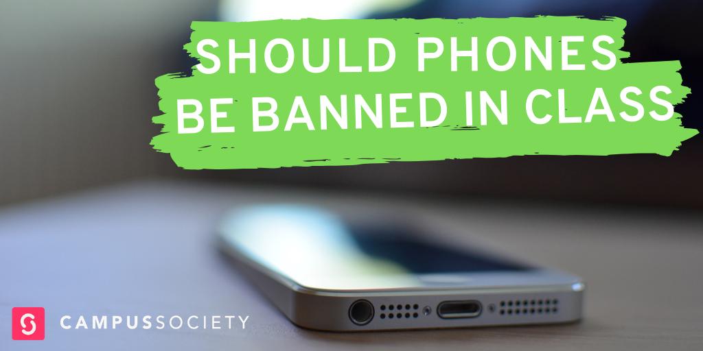 campussociety's tweet photo. Do you think phones should be banned in schools? 📲 Alex weighs up the pros and cons of having tech in the classroom 👉 https://t.co/4LY7hVDRl5

#phonesinschool #unilife #students #classroom #school https://t.co/5EpFRkiHBX