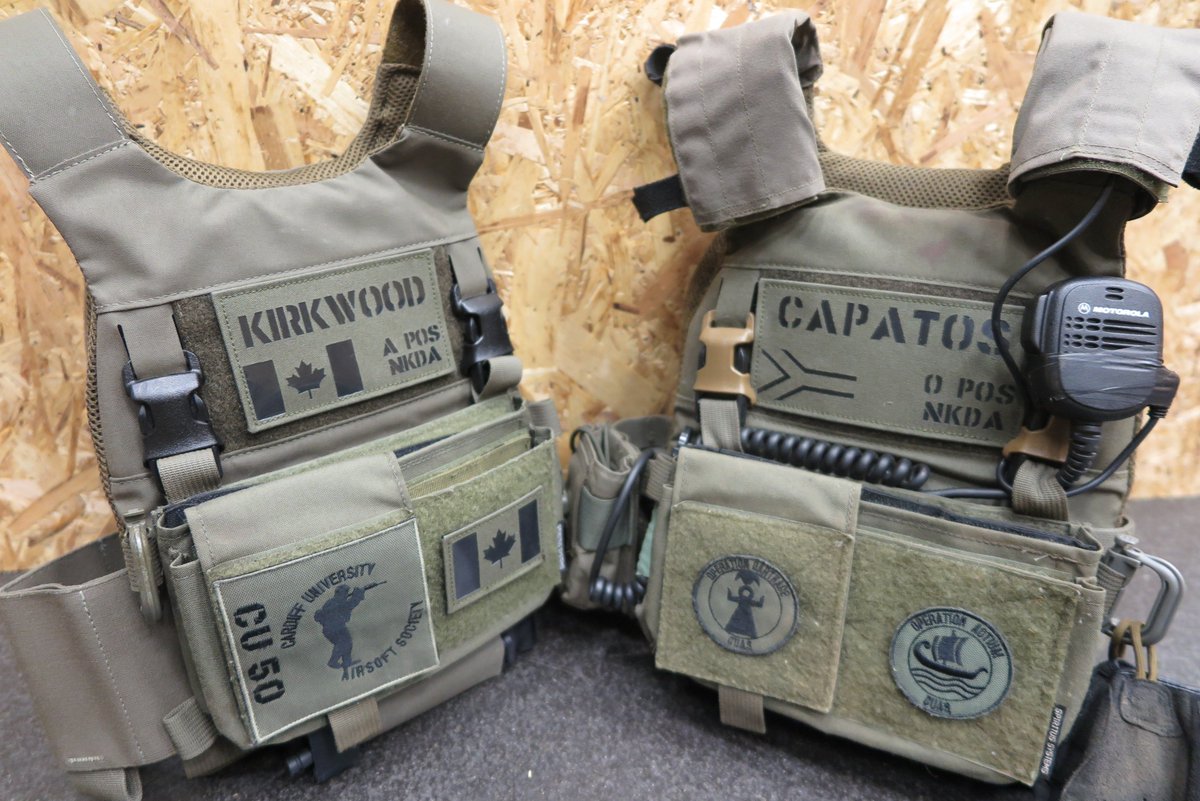 CU_AirsoftSoc's tweet photo. As seen earlier this week... the stunning IR ID patches from The Patch Panel over in Canada, for two of our @ferroconcepts Slicksters with @spiritussystems rigs. Excellent quality and perfect for that blank velcro space. Not an ad, but we highly recommend them!

#patchpanel #cuas https://t.co/UD5EFQPmNc
